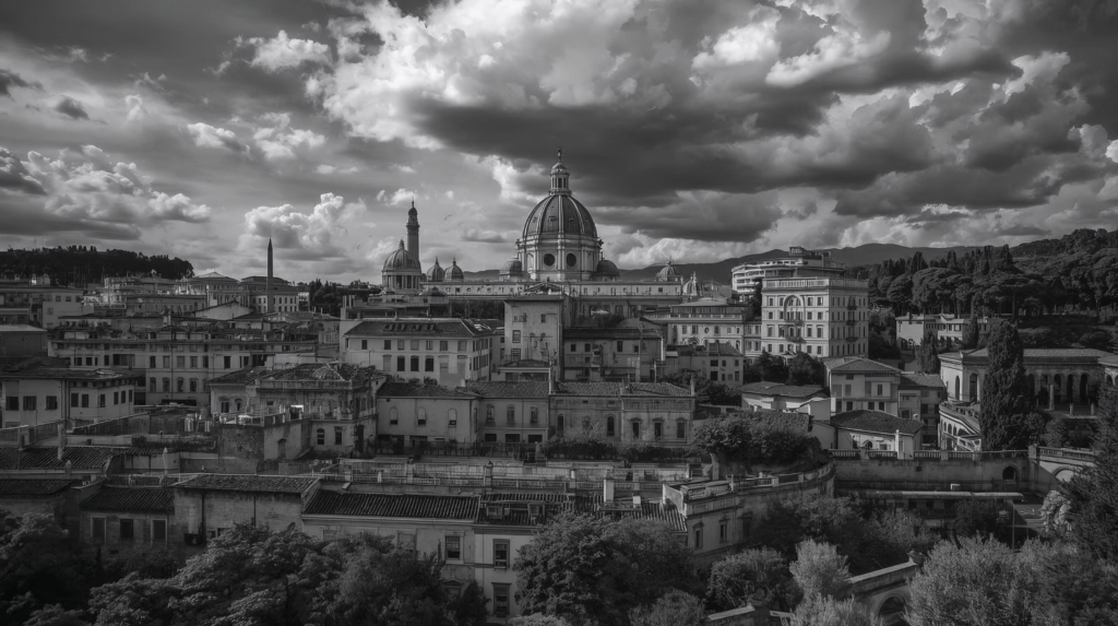 roma italy black and white photography landscape hdr 2025
